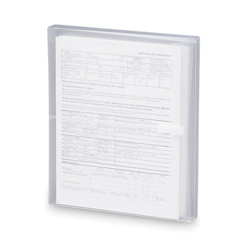 Smead® Poly Side-load Envelopes, Fold Flap Closure, 9.75 X 11.63, Clear, 5-pack freeshipping - TVN Wholesale